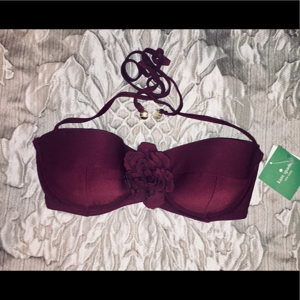 PRE-OWNED KATE SPADE BIKINI TOP SZ S. No Tags
